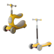 Самокат трансформер. Дитячий біговел трансформер 2 в 1 A1 Жовтий MS-K7051-3 фото 1