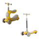 Самокат трансформер. Детский беговел трансформер 2 в 1 A1 Желтый MS-K7051-3 фото 1