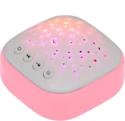 Генератор белого шума для новорожденных А1 с мелодиями и проектором звездного неба Розовый J920-A1-Pink фото