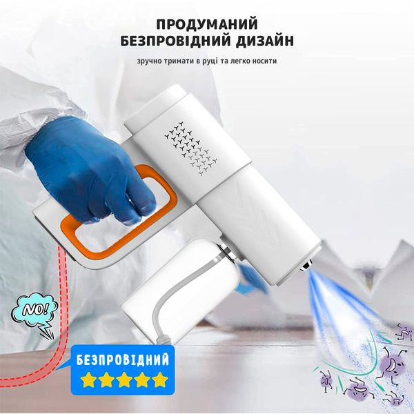 Ручний розпилювач для дезінфектора Nano Spray Machine K6 автономний Білий К6-380_26 фото