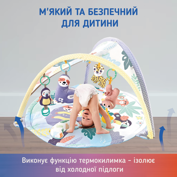 Развивающий коврик для детей (младенцев) с дугами A1 (BabyMat-2M) BabyMat-2M фото