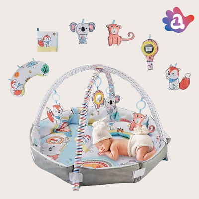 Развивающий коврик для детей (младенцев) с дугами A1 (BabyMat-3M) BabyMat-3M фото