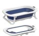 Детская ванночка для купания (складная с термометром) A1 EB-211 Бело-синяя EB-211-1 фото 1