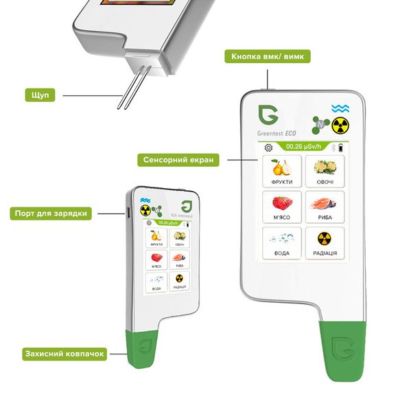 Экотестер Greentest ECO 6 - Дозиметр, нитрат-тестер и измеритель жесткости воды в одном приборе (ECO6) ECO6 фото