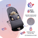 Детский шезлонг-качалка BABY Balance Soft от SBT Group бирюзовый в клетку/хлопок (BBS-03-00) BBS-03-00 фото 9