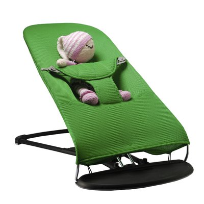 Детский шезлонг-качалка BABY Balance Soft от SBT Group зеленый/неопрен 3d в сетку (BBS-07-00) BBS-07-00 фото