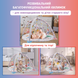 Розвиваючий килимок для дітей (немовлят) з дугами A1 (BabyMat-1M) BabyMat-1M фото 7