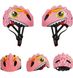 Дитячий захисний шолом для велосипеда A1 ONT06 Рожевий Динозавр 50-54 см ONT06-Pink фото 1