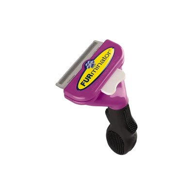 Фурминатор дешедер с кнопкой для кошек с длинной шерстью FURminator размер L (6.5) Фиолетовый PQ-08_280 фото