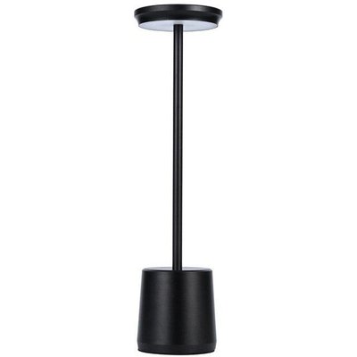 Настольная аккумуляторная LED лампа Table01: сенсорное управление, 3 режима работы Черная Table01-01 фото