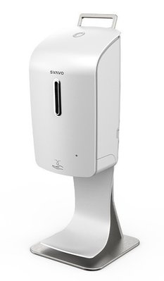 Диспенсер SVAVO PL151049S сенсорний дозатор безконтактний для антисептика з переносною підставкою Білий PL151049S-MS_277 фото
