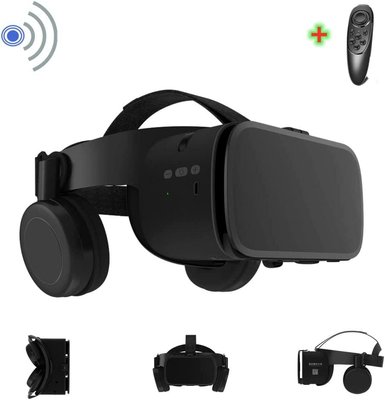 Окуляри віртуальної реальності BOBO 3D VR Z6 для ПК та смартфонів з пультом Black Z6Black-P фото