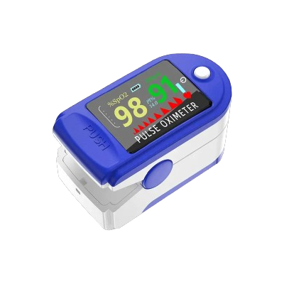 Пальцевый пульсоксиметр для измерения пульса и насыщения кислорода в крови AB88 (ab-8812) Синий ab-8812_27 фото