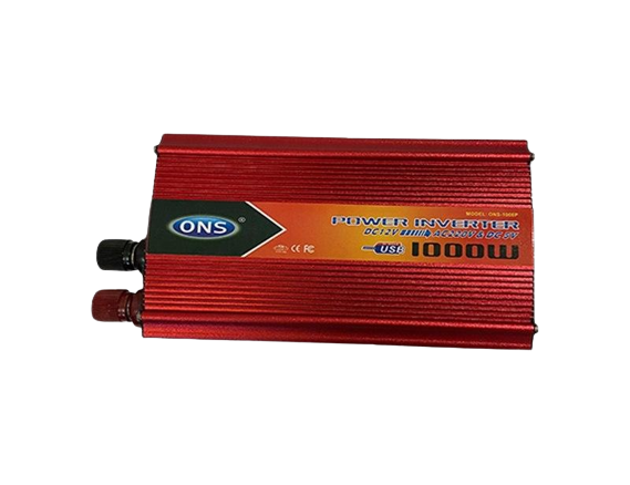 Інвертор для автомобіля ONS DC12V-AC220V 350-700W, Перетворювач напруги. Бордовий ONS-350-700W_233 фото