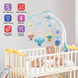 Детский мобиль для младенцев на кроватку с проектором A1 Голубой 889982A-Blue фото 3