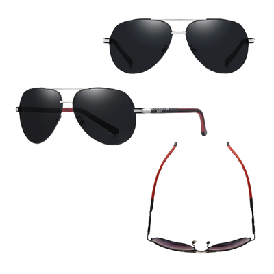Солнцезащитные очки для водителей фотохромные и поляризационные хамелеоны для ночной и дневной езды с чехлом NiOk1 фото
