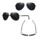Сонцезахисні окуляри для водіїв фотохромні та поляризаційні хамелеони для нічної та денної їзди набір з чохлом NiOk1 фото 1